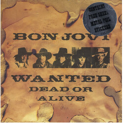 Bon Jovi Wanted Dead Or Alive USED VINYL 7INCH 45 RPM SINGLE LIMITED EDITION