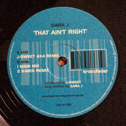 Sara J That Ain't Right VINYL 12" USED
