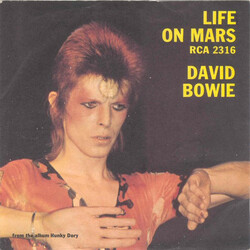 David Bowie Life On Mars USED VINYL 7INCH 45 RPM SINGLE STEREO