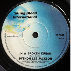 Python Lee Jackson In A Broken Dream USED VINYL 7INCH 45 RPM SINGLE REISSUE