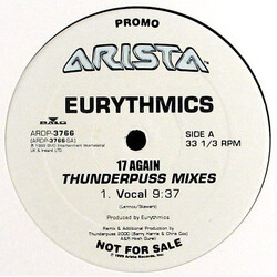 Eurythmics 17 Again (Thunderpuss Mixes) USED VINYL 12INCH PROMO 33 S RPM