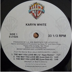 Karyn White The Way You Love Me USED VINYL 12INCH 33 S RPM MAXI-SINGLE