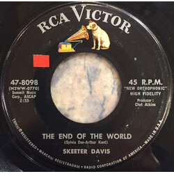 Skeeter Davis The End Of The World USED VINYL 7INCH 45 RPM SINGLE