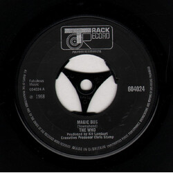 The Who Magic Bus USED VINYL 7INCH 45 RPM SINGLE MONO