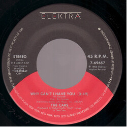 The Cars Why Can't I Have You USED VINYL 7INCH 45 RPM SINGLE