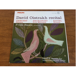David Oistrach / Claude Debussy / Sergei Prokofiev / Maurice Ravel / Eugène Ysaÿe / Frida Bauer David Oistrakh Recital: Sonata · Five Mélodies · Sonat