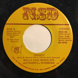 Billy Edd Wheeler Daddy / Long Arm Of The Law USED VINYL 7INCH