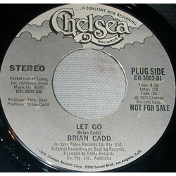 Brian Cadd Let Go USED VINYL 7INCH 45 RPM PROMO STEREO MONO
