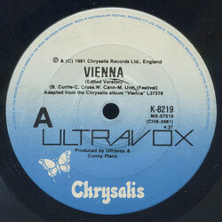 Ultravox Vienna VINYL 7" USED