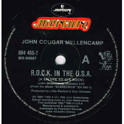 John Cougar Mellencamp R.O.C.K. In The U.S.A. USED VINYL 7INCH 45 RPM SINGLE