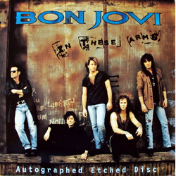 Bon Jovi In These Arms USED VINYL 7INCH 33 S RPM SINGLE SIDED SINGLE ETCHED