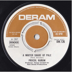 Procol Harum A Whiter Shade Of Pale USED VINYL 7INCH 45 RPM SINGLE