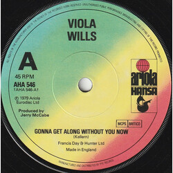 Viola Wills Gonna Get Along Without You Now USED VINYL 7INCH 45 RPM SINGLE