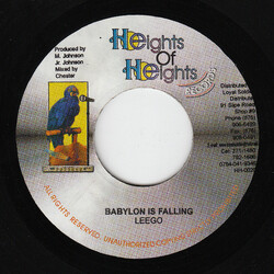 Leego / Nitty Kutchie Babylon Is Falling / I Love You USED VINYL 7INCH 45 RPM
