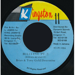 Brian & Tony Gold / Determine Bulls Eye (Pt. 2) USED VINYL 7INCH 45 RPM