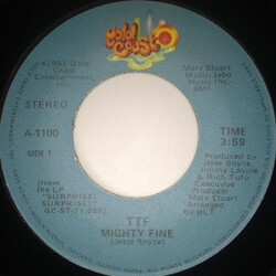 Today, Tomorrow, Forever Mighty Fine / Got To Keep Movin' On USED VINYL 7INCH 45 RPM SINGLE