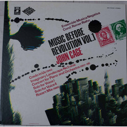 Ensemble Musica Negativa / Rainer Riehn / John Cage Music Before Revolution Vol.1 Vinyl LP USED