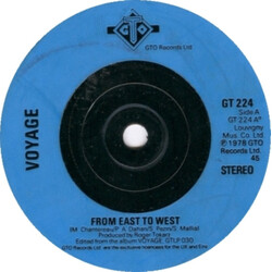 Voyage From East To West USED VINYL 7INCH SINGLE STEREO