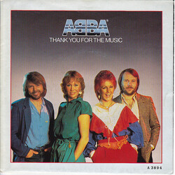 ABBA Thank You For The Music USED VINYL 7INCH SINGLE 45 RPM