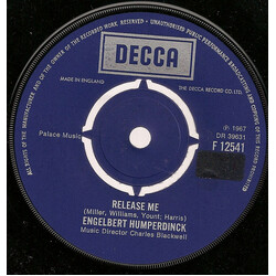 Engelbert Humperdinck Release Me USED VINYL 7INCH 45 RPM