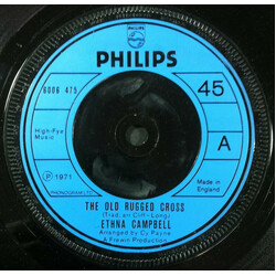 Ethna Campbell The Old Rugged Cross / It Is No Secret VINYL 7" USED