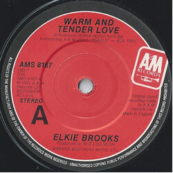 Elkie Brooks Warm And Tender Love VINYL 7" USED