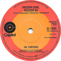 The Fortunes Freedom Come, Freedom Go USED VINYL 7INCH 45 RPM SINGLE