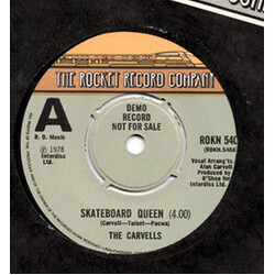 The Carvells Skateboard Queen USED VINYL 7INCH 45 RPM SINGLE PROMO