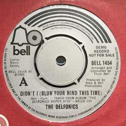 The Delfonics Didn't I (Blow Your Mind This Time) USED VINYL 7INCH 45 RPM SINGLE PROMO REISSUE