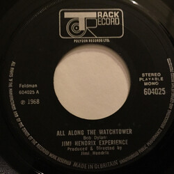 The Jimi Hendrix Experience All Along The Watchtower USED VINYL 7INCH 45 RPM SINGLE