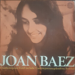 Joan Baez Guarda Tus Penas / It Ain't Me Babe / Canción Para Una Golondrina / Stewball USED VINYL 7INCH 45 RPM EP