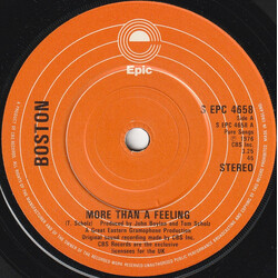 Boston More Than A Feeling USED VINYL 7INCH 45 RPM SINGLE STEREO