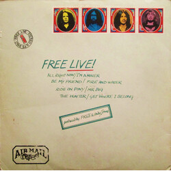 Free Free Live Vinyl LP USED