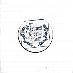 Richard X From Me To Yule USED VINYL 7INCH 45 RPM SINGLE SIDED PROMO WHITE LABEL