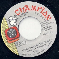 Thriller U After The Love Is Gone USED VINYL 7INCH 45 RPM