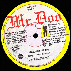 Johnny Ringo / Gregory Isaacs Second Hand Bad Man / Wailing Rudy USED VINYL 45 RPM 12INCH
