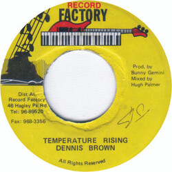 Dennis Brown Temperature Rising USED VINYL 7INCH 45 RPM