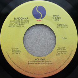 Madonna Holiday / Borderline USED VINYL 7INCH 45 RPM