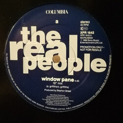 The Real People Window Pane USED VINYL 12INCH SINGLE PROMO