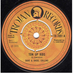 Dave & Ansel Collins Ton Up Kids USED VINYL 7INCH 45 RPM SINGLE