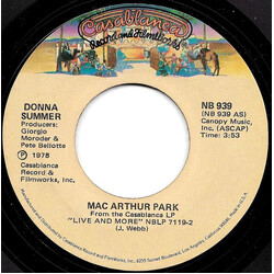 Donna Summer Mac Arthur Park USED VINYL 7INCH SINGLE 45 RPM