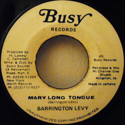Barrington Levy Mary Long Tongue USED VINYL 7INCH 45 RPM