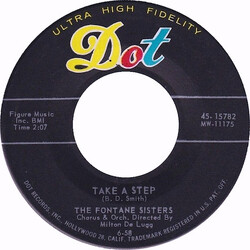 The Fontane Sisters Take A Step / Buttermilk USED VINYL 7INCH 45 RPM