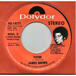 James Brown Think / Something USED VINYL 7INCH 45 RPM SINGLE STEREO