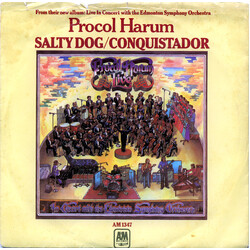 Procol Harum A Salty Dog / Conquistador USED VINYL 7INCH 45 RPM SINGLE