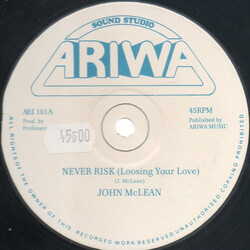 John McLean / Professor Doppler Never Risk (Loosing Your Love) / Cook Up Rice USED VINYL 12INCH 45 RPM
