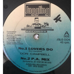 Don Campbell Lovers Do USED VINYL 12INCH 45 RPM SINGLE