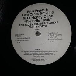 Peter Presta & Little Carlos / Honey Dijon The Hello Track USED VINYL 12INCH
