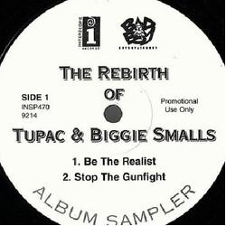 Tupac Shakur / Biggie Smalls The Rebirth Of USED VINYL 12INCH 33 S RPM PROMO
