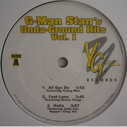 G-Man Stan G-Man Stan's Unda-Ground Hits Vol. 1 USED VINYL 12INCH